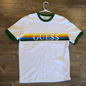 Guess x ASAP Rocky Green Ringer T-Shirt